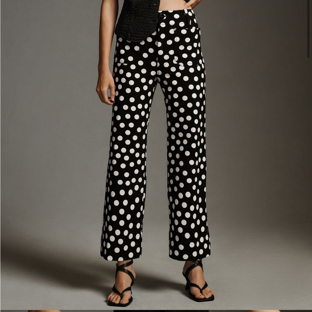 The Colette wide leg ponte pants